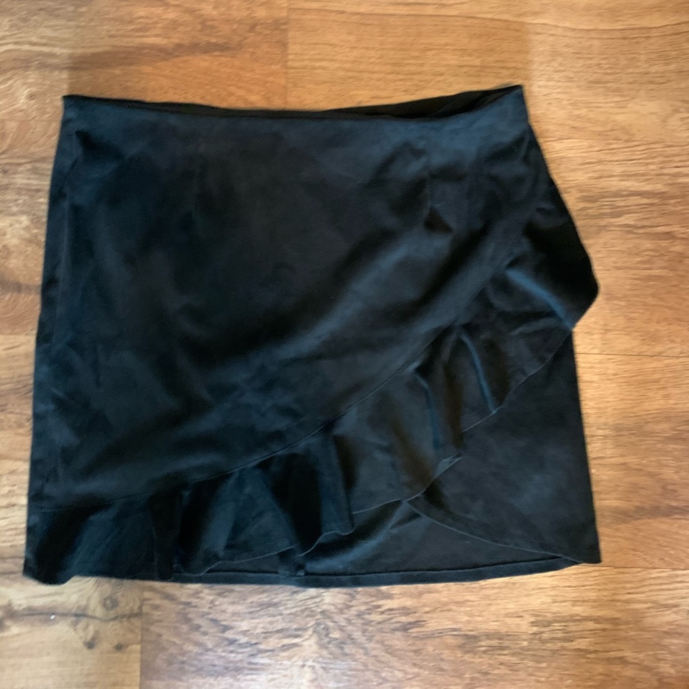 Black Ruffle Skirt